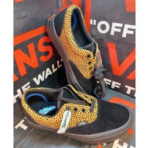 Vans Comfycush Era Tiny Cheetah Black Suede Shoes Mens 3.5/Women's 5 VN0A3WM9VWS